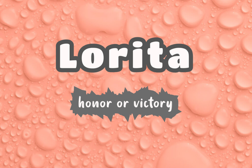 Lorita name meaning