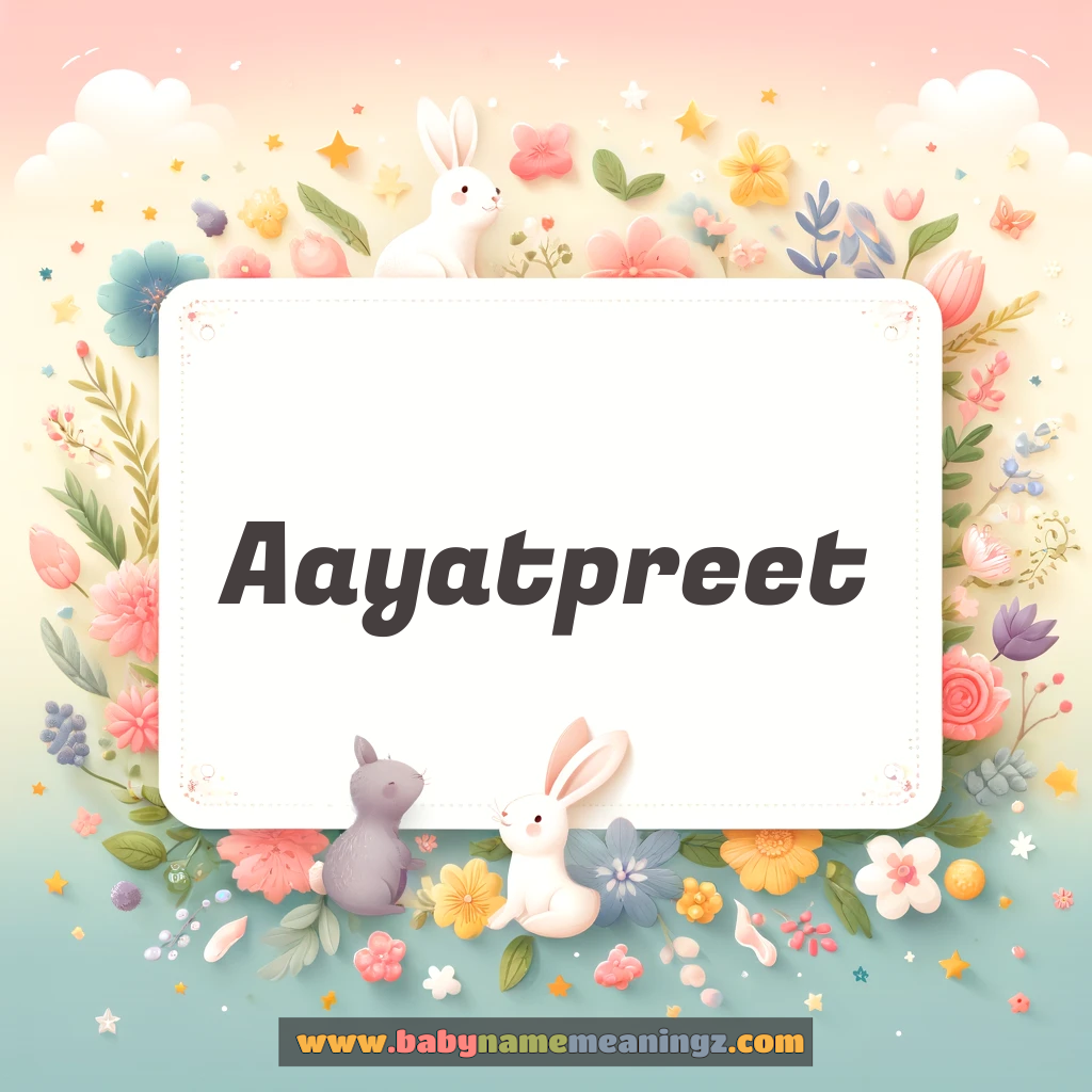 Aayatpreet Name Meaning  (  Boy) Complete Guide