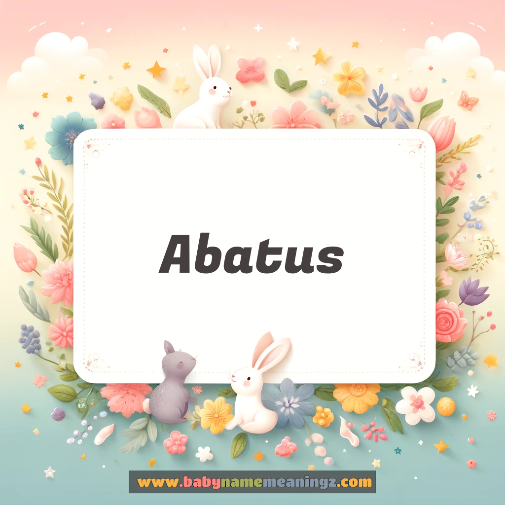 Abatus Name Meaning  (  Boy) Complete Guide