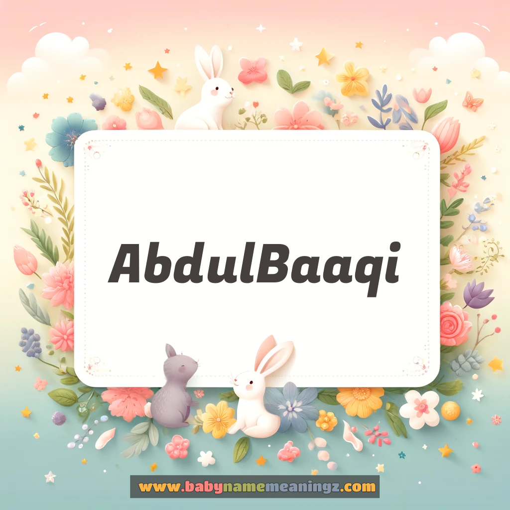 Abdul  Baaqi Name Meaning  In Urdu & English (عبدالباقی  Boy) Complete Guide