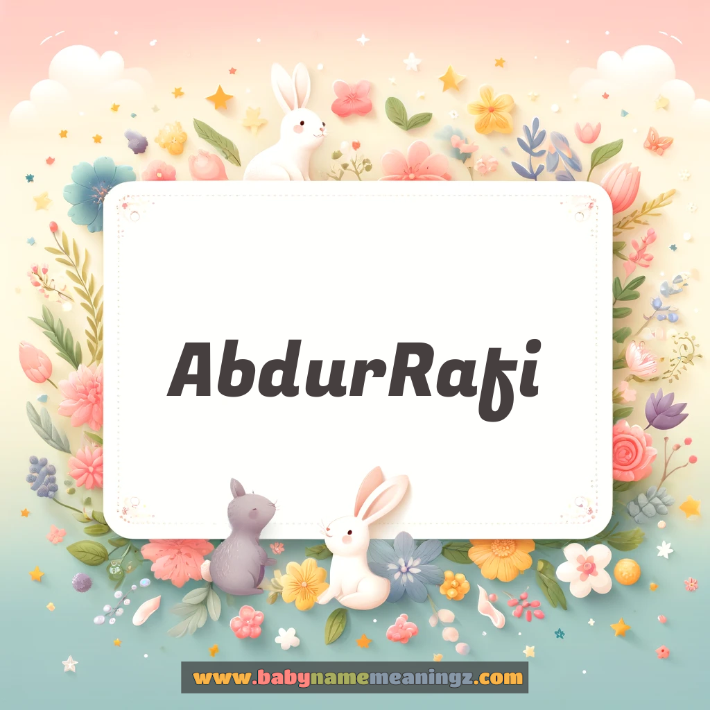 Abdur  Rafi Name Meaning  In Urdu & English (عبدالرفیع  Boy) Complete Guide