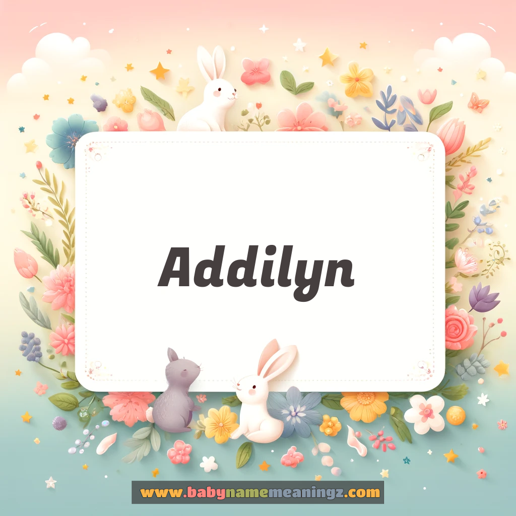 Addilyn Name Meaning  (  Girl) Complete Guide