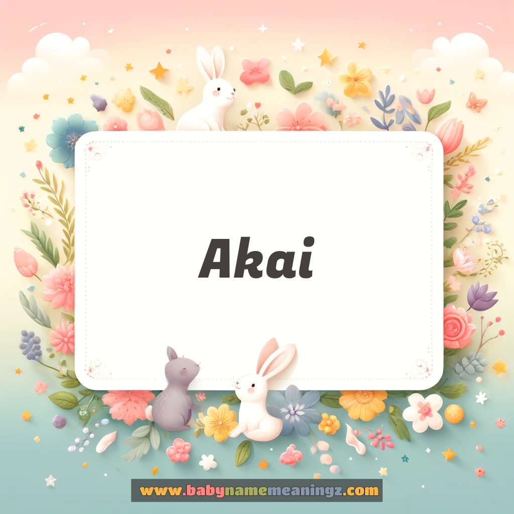 Akai Name Meaning & Akai Origin, Lucky Number, Gender, Pronounce