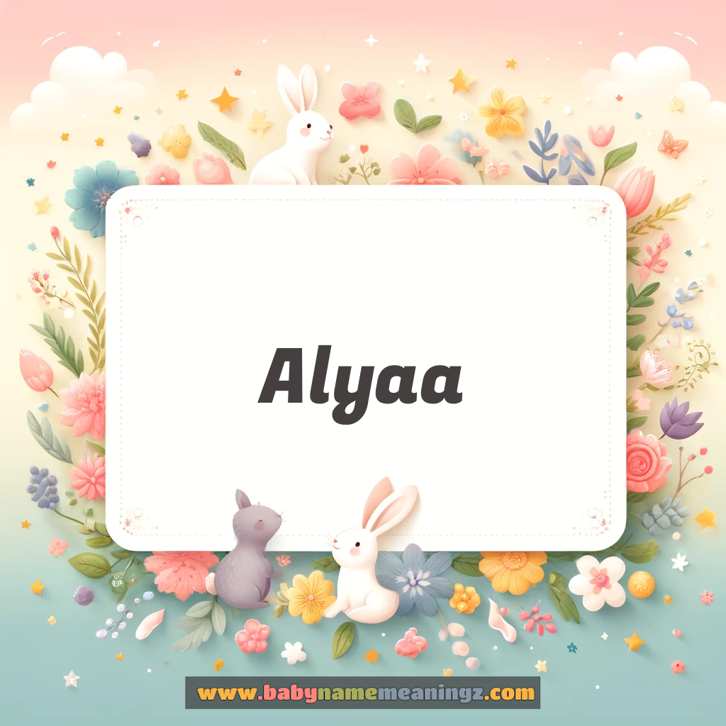 Alyaa Name Meaning  In Urdu & English (الیاء  Girl) Complete Guide
