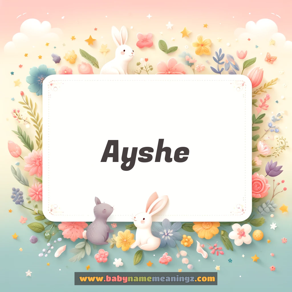 Ayshe Name Meaning  (عائشہ  Girl) Complete Guide