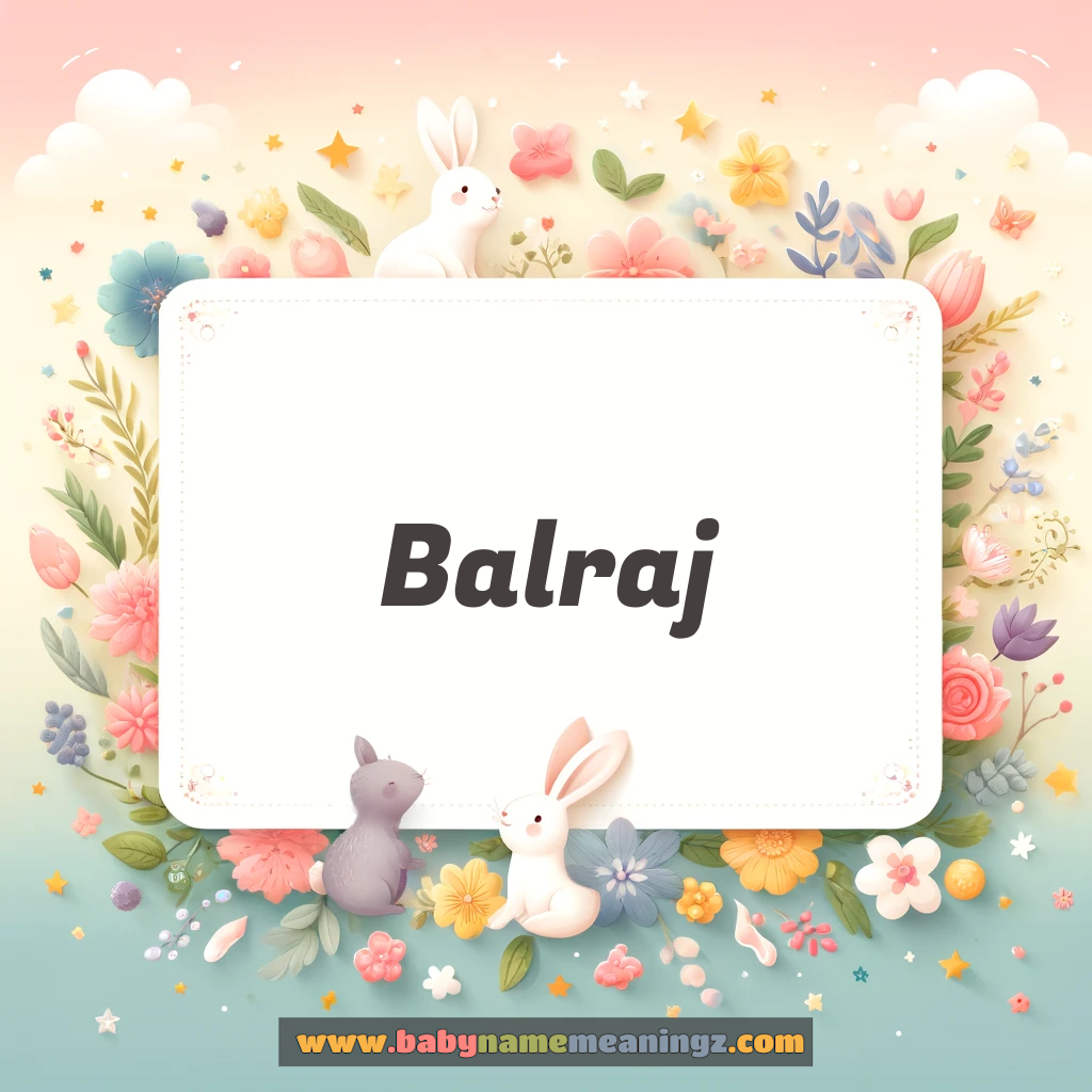 Balraj Name Meaning  (  Boy) Complete Guide