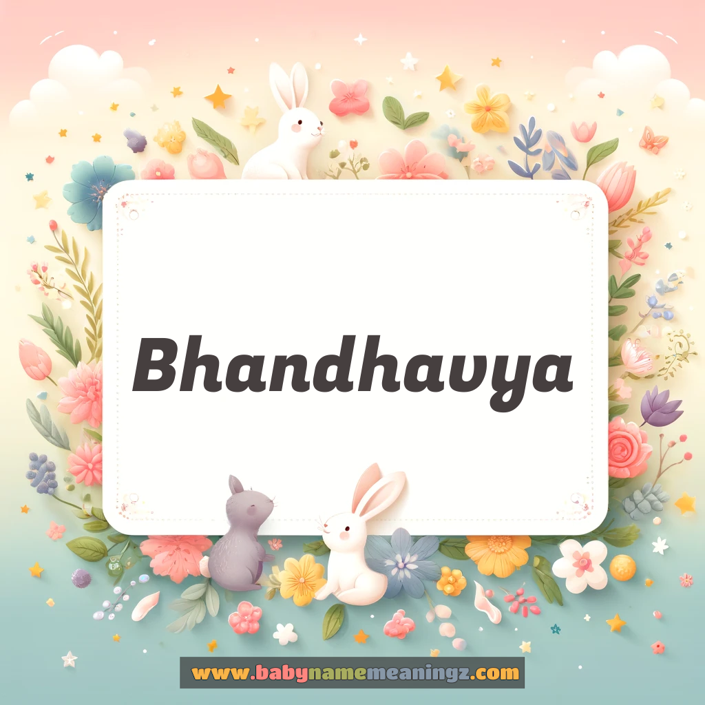 Bhandhavya Name Meaning  In Hindi & English (भांधव्य  Boy) Complete Guide