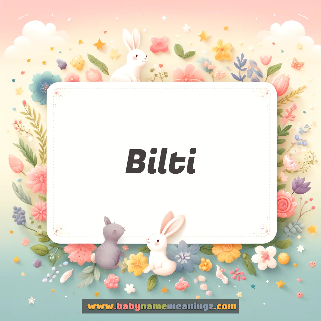 Bilti Name Meaning  In Urdu & English (بلتی  Girl) Complete Guide