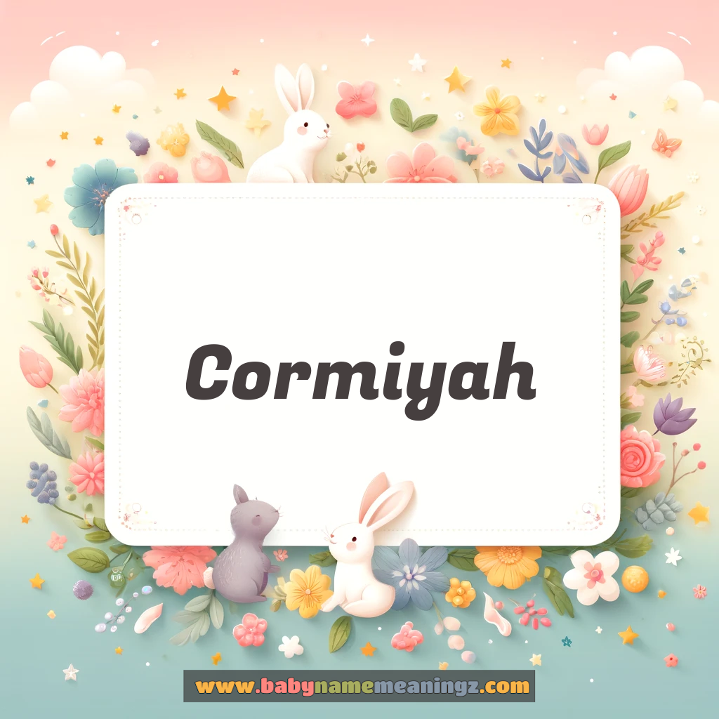 Cormiyah Name Meaning  ( Girl) Complete Guide