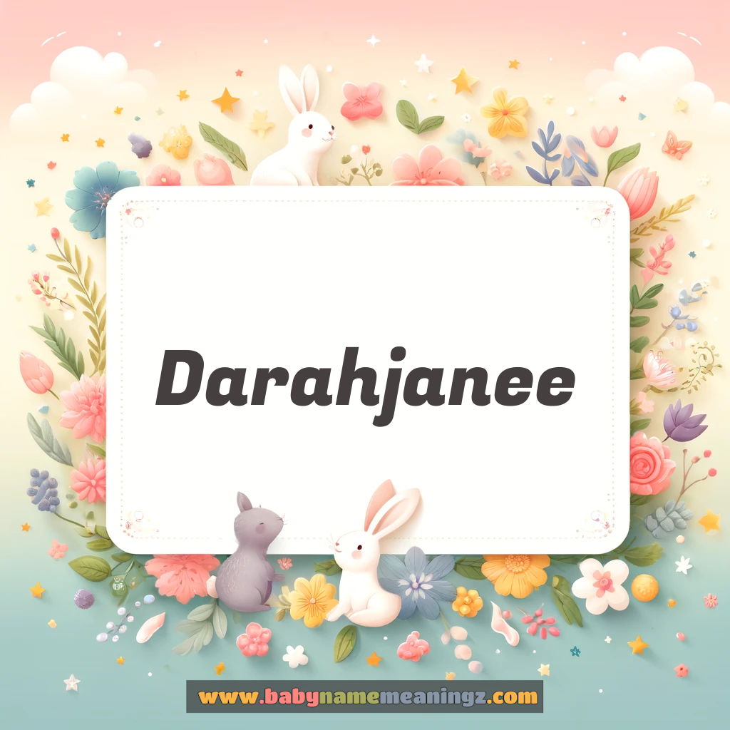 Darahjanee Name Meaning & Darahjanee Origin, Lucky Number, Gender, Pronounce
