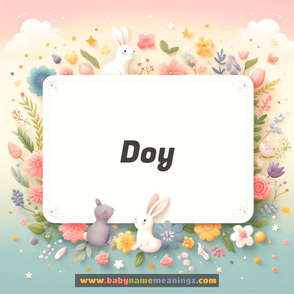 Doy Name Meaning  (  Boy) Complete Guide