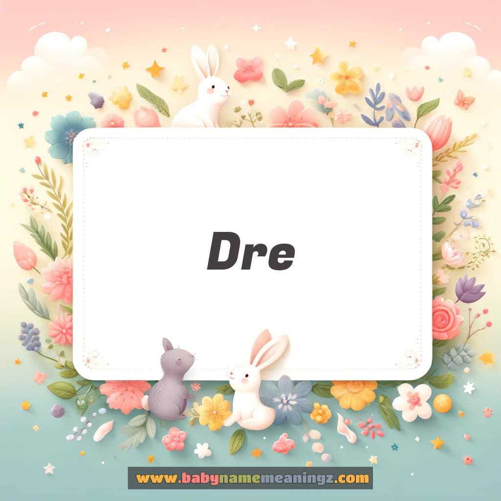 Dre Name Meaning & Dre Origin, Lucky Number, Gender, Pronounce