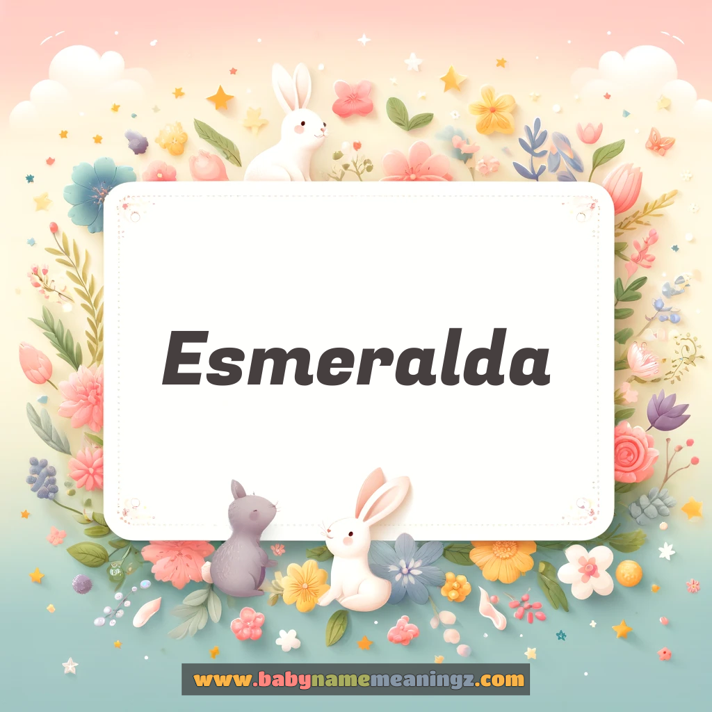 Esmeralda Name Meaning & Esmeralda Origin, Lucky Number, Gender, Pronounce