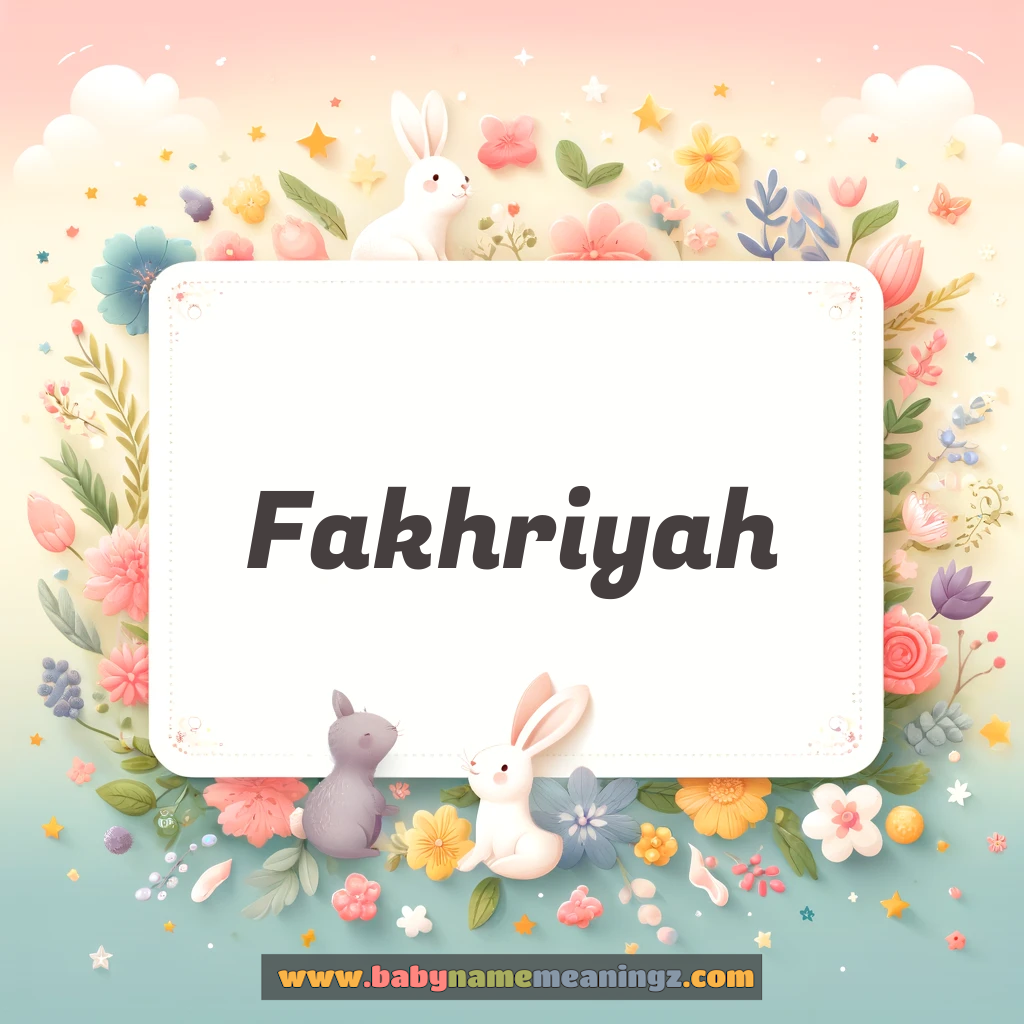 Fakhriyah Name Meaning  In Urdu & English (فخریہ  Girl) Complete Guide