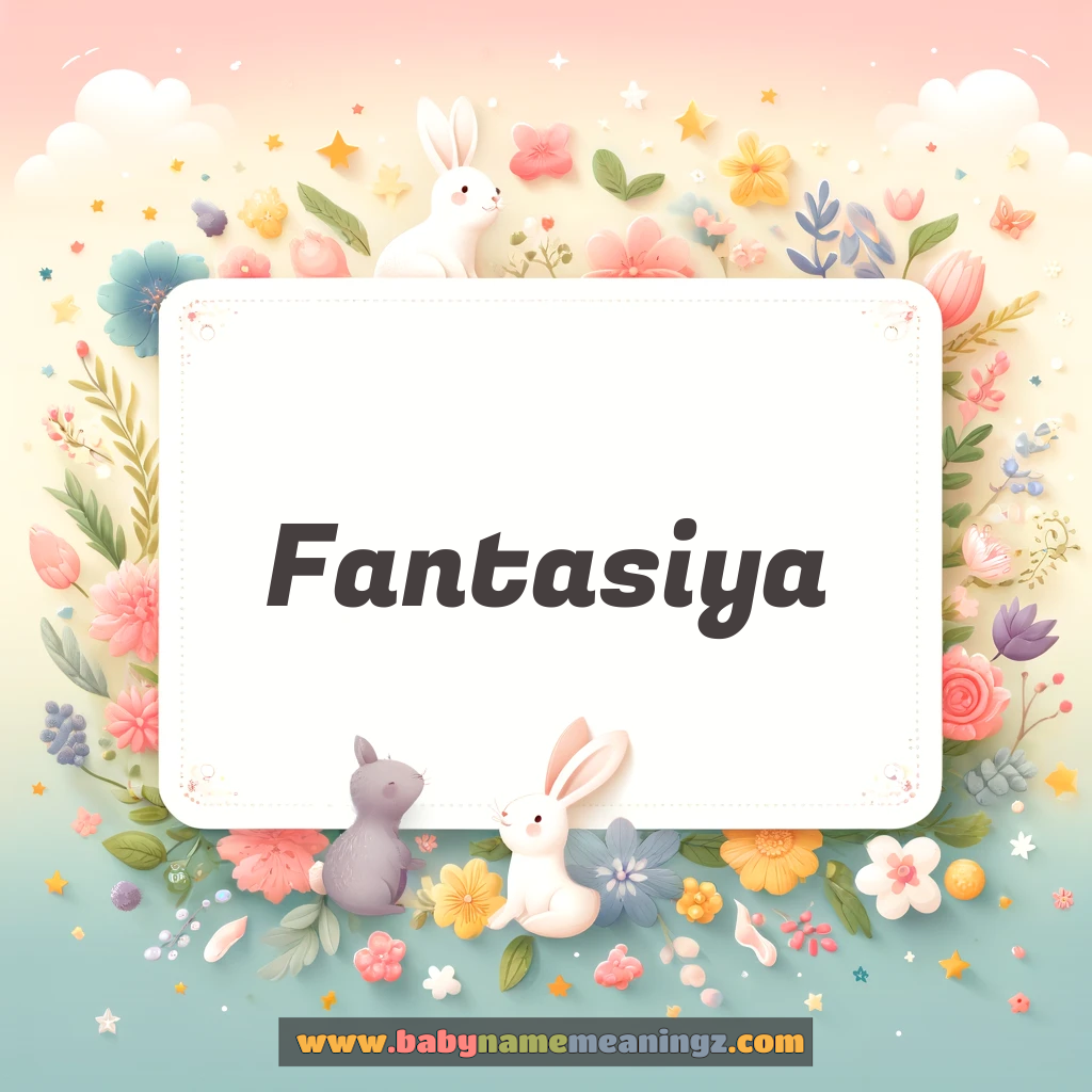 Fantasiya Name Meaning  (  Girl) Complete Guide