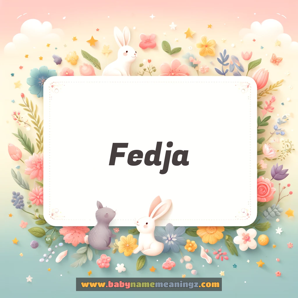 Fedja Name Meaning  (  Boy) Complete Guide