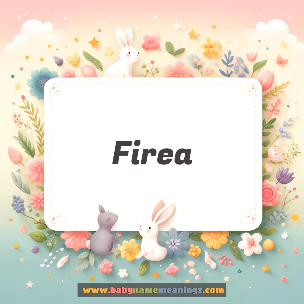 Firea Name Meaning  (  Girl) Complete Guide