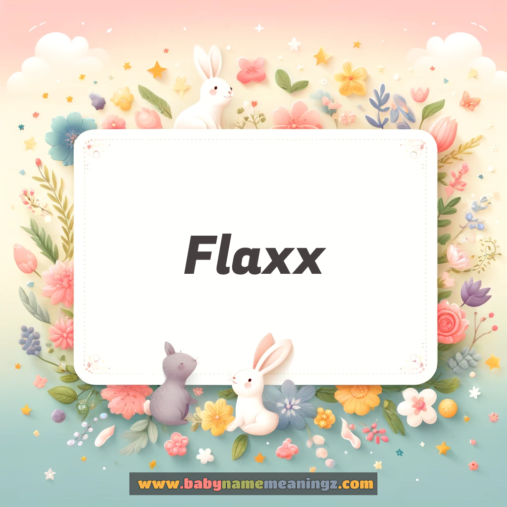 Flaxx Name Meaning  (  Girl) Complete Guide
