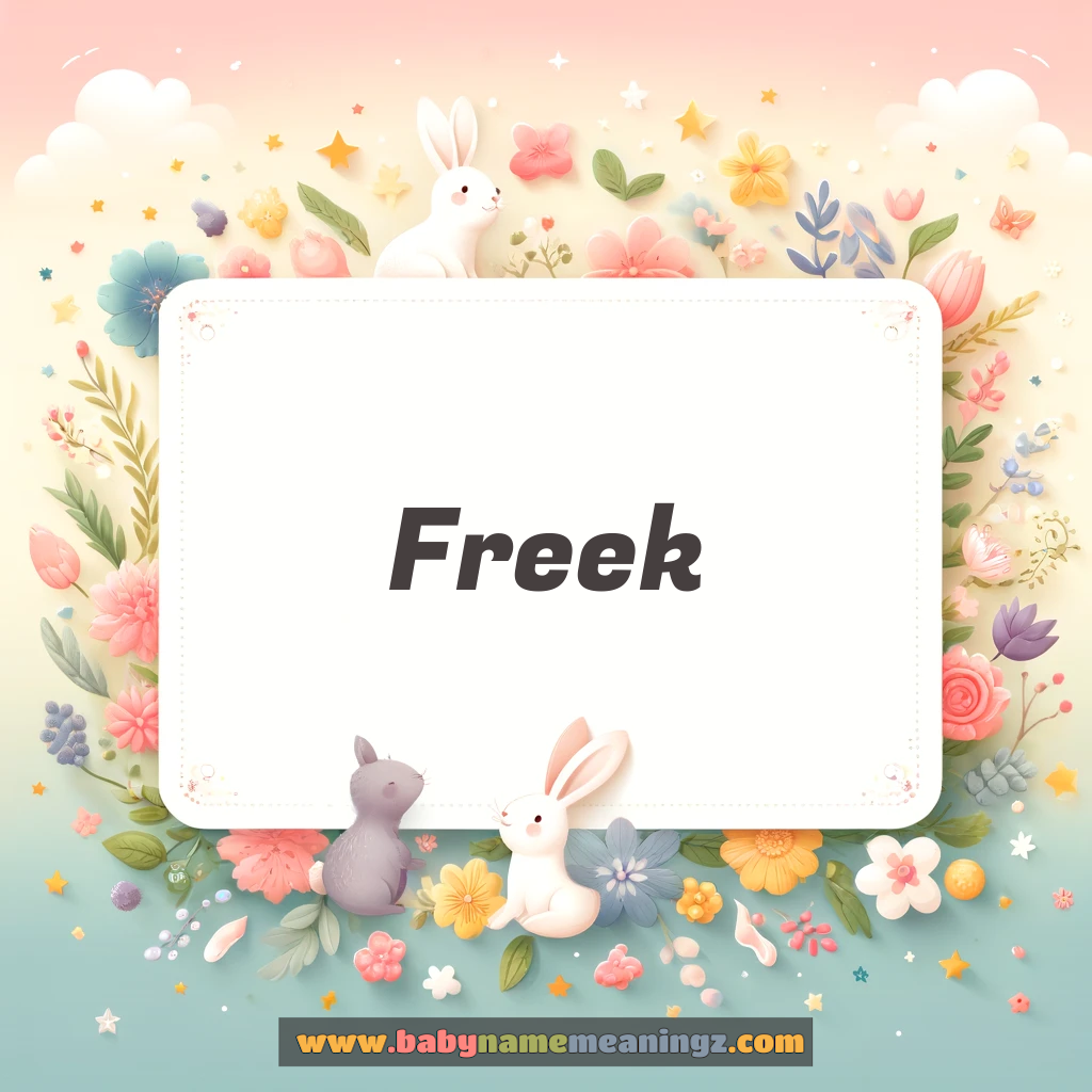 Freek Name Meaning  (  Boy) Complete Guide