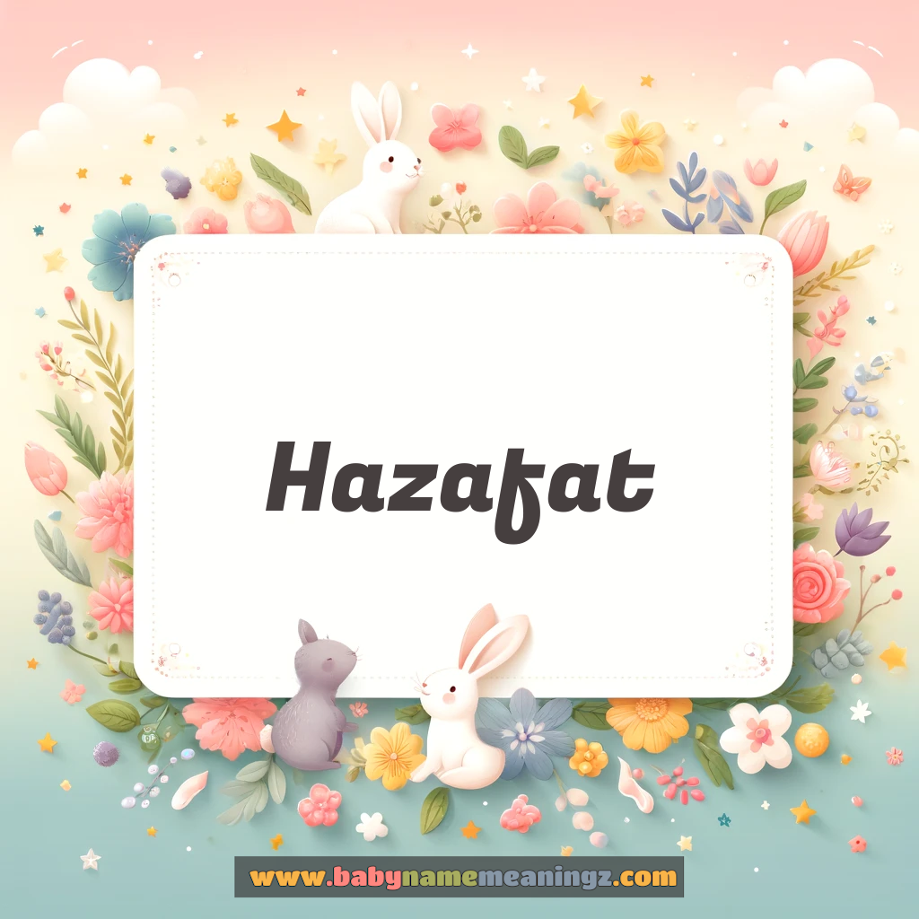 Hazafat Name Meaning  In Urdu & English (حزافت  Boy) Complete Guide
