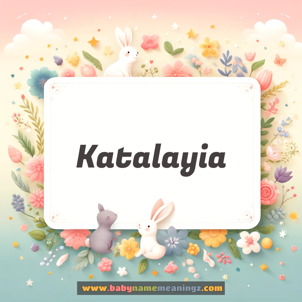 Katalayia Name Meaning  ( Girl) Complete Guide
