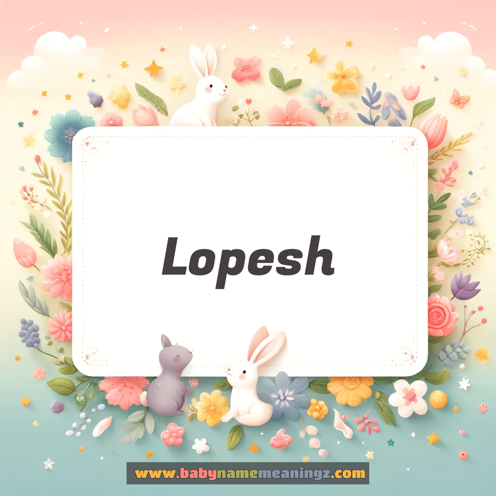 Lopesh Name Meaning  (  Boy) Complete Guide