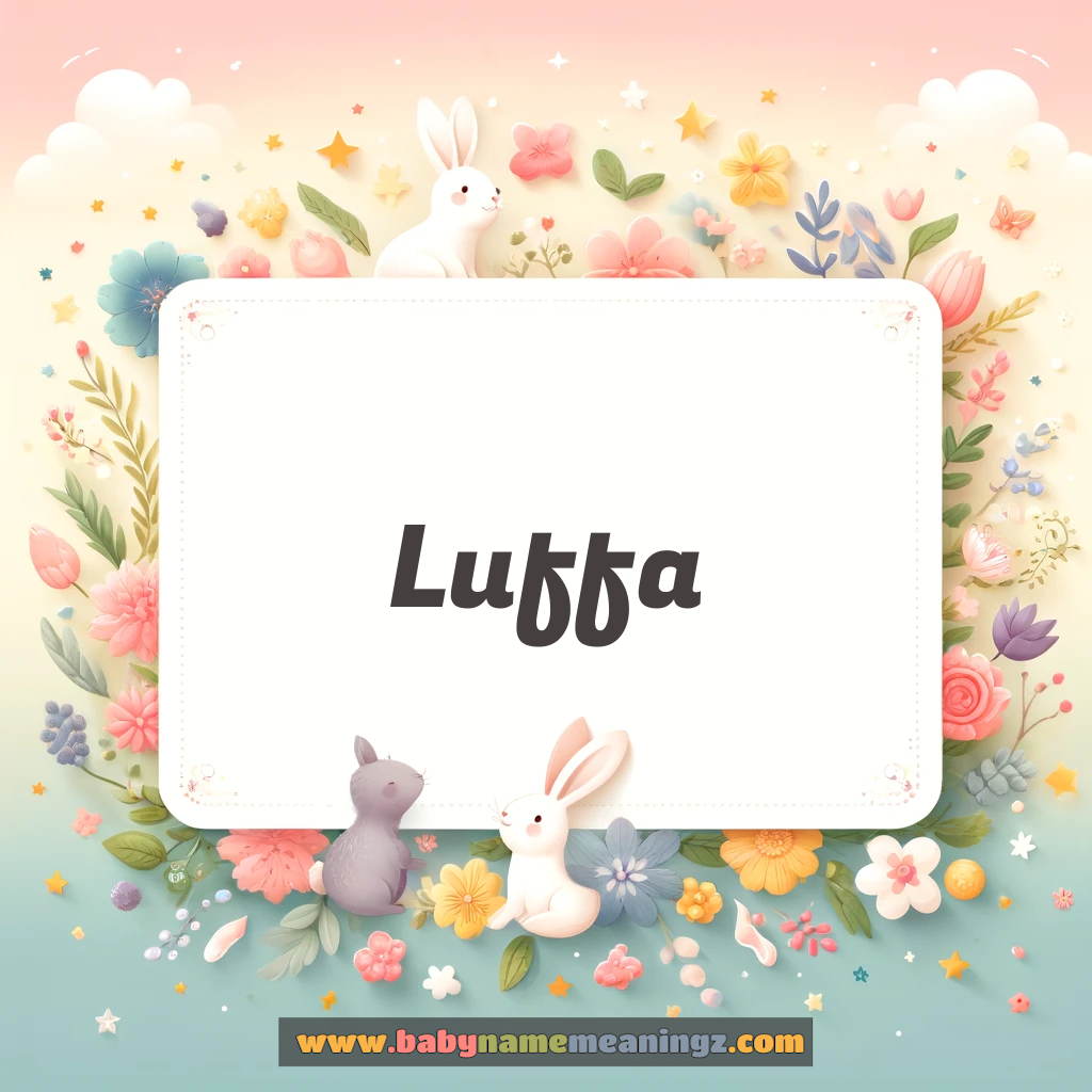 Luffa Name Meaning  (  Boy) Complete Guide