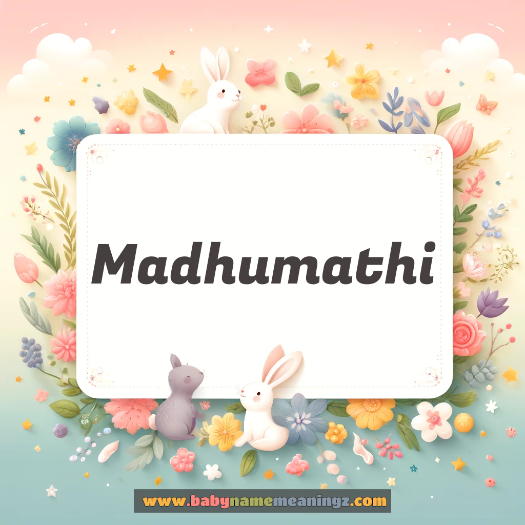 Madhumathi Name Meaning  In Hindi & English (मधुमती  Girl) Complete Guide