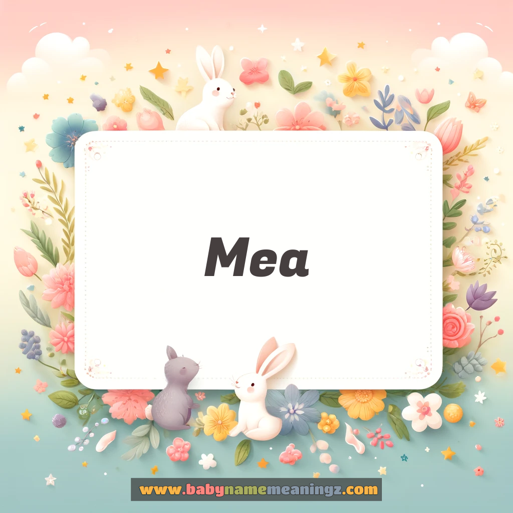 Mea Name Meaning & Mea Origin, Lucky Number, Gender, Pronounce
