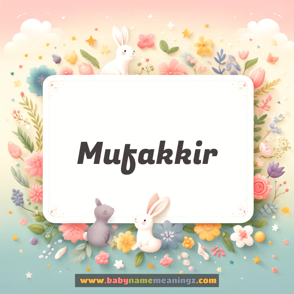 Mufakkir Name Meaning  In Urdu (مفکر Boy) Complete Guide