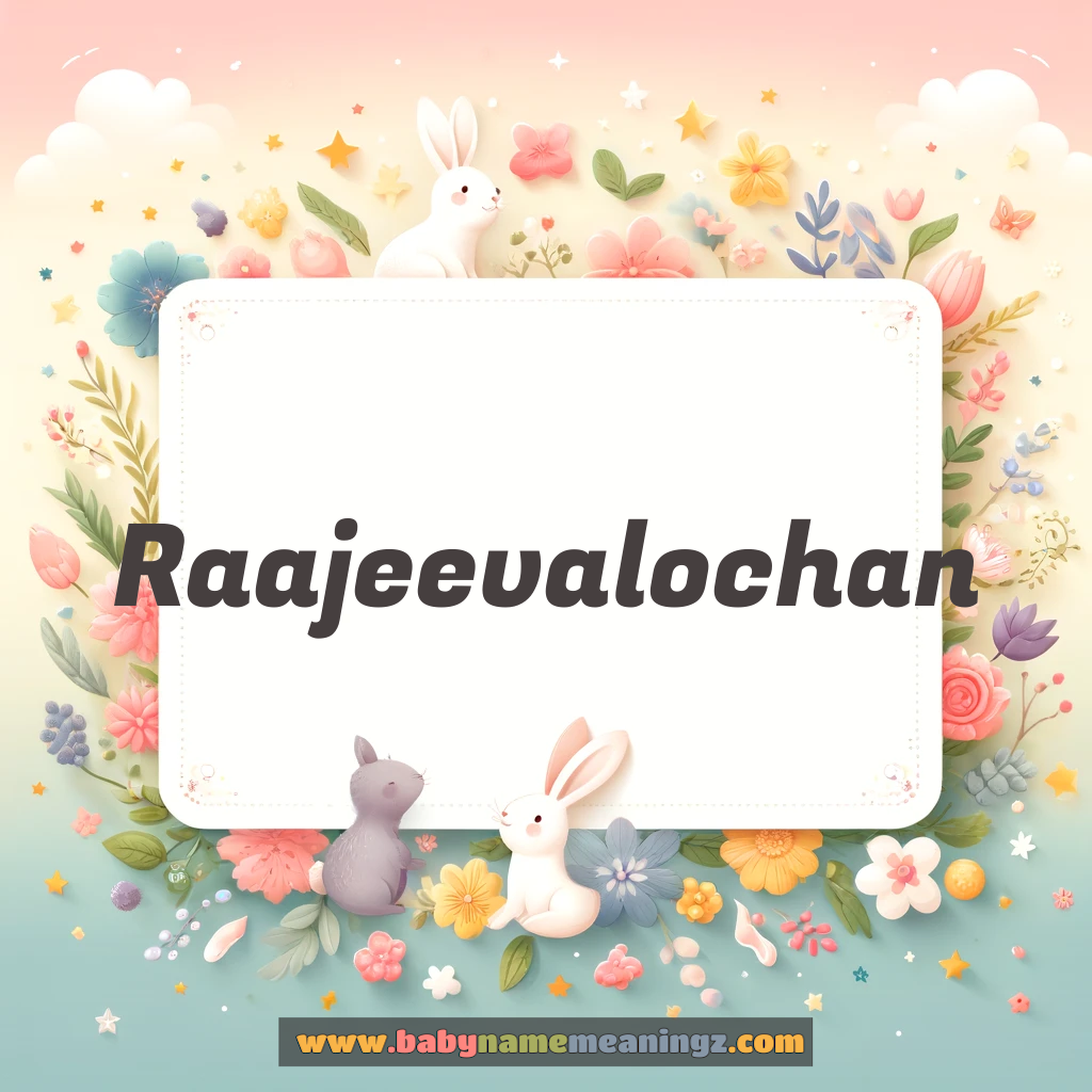 Raajeevalochan Name Meaning  In Hindi (राजीवलोचन Boy) Complete Guide