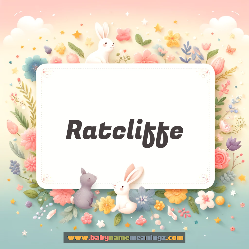 Ratcliffe Name Meaning  (  Boy) Complete Guide