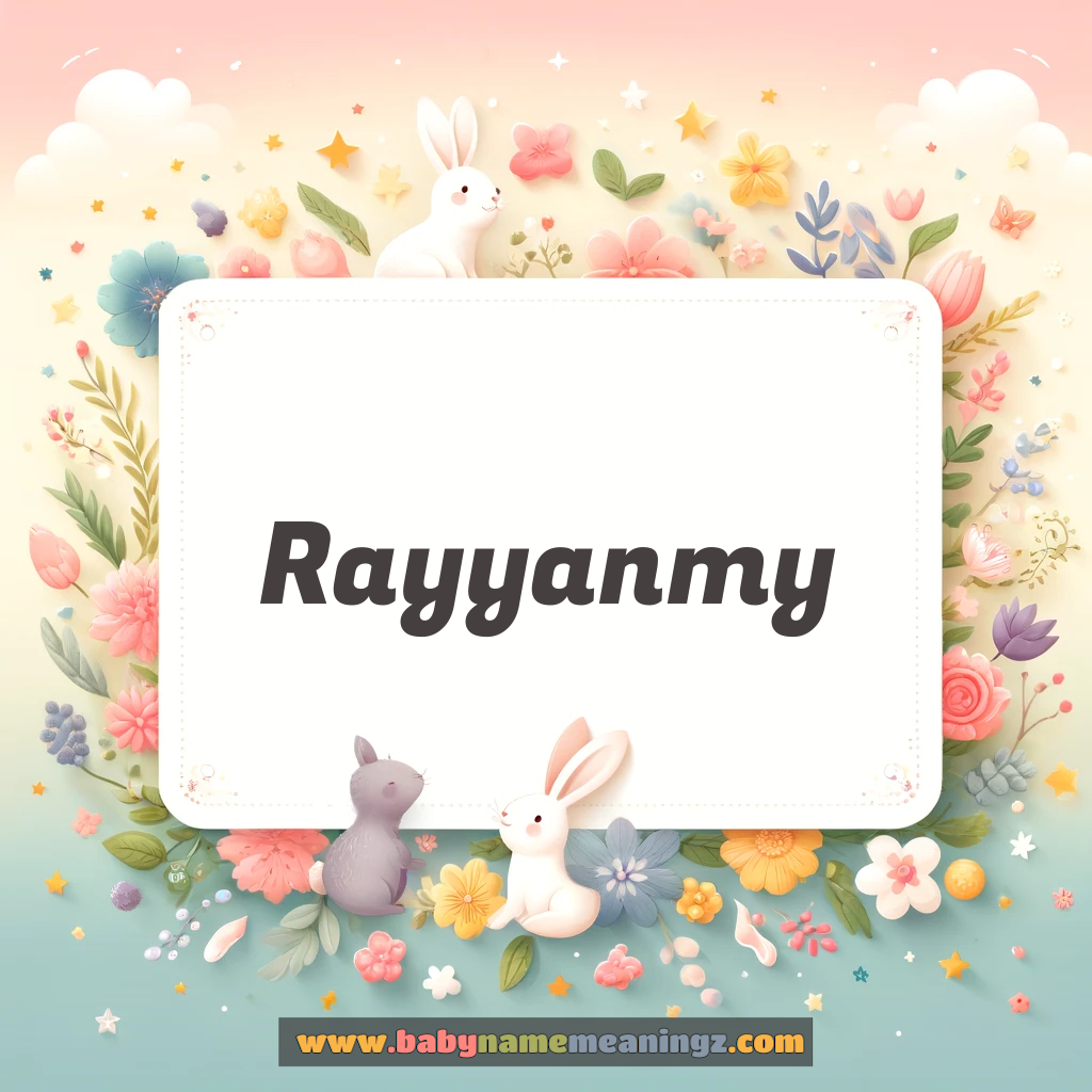 Rayyanmy Name Meaning -  Origin and Popularity