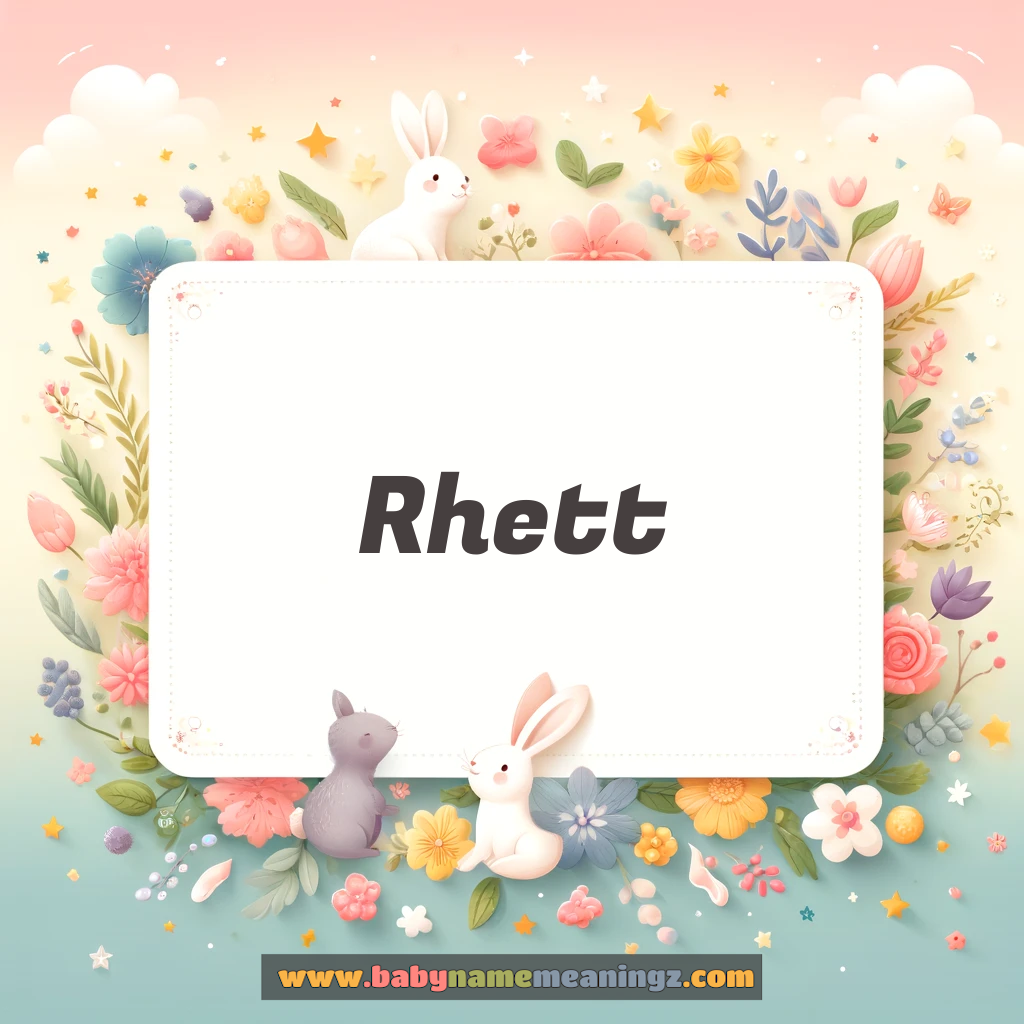 Rhett Name Meaning  ( Boy) Complete Guide