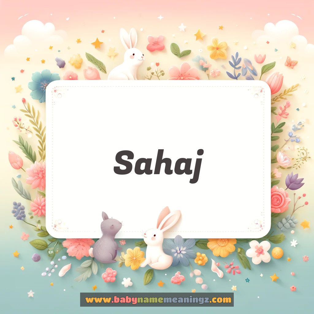 Sahaj Name Meaning  In Hindi & English (सहज  Boy) Complete Guide
