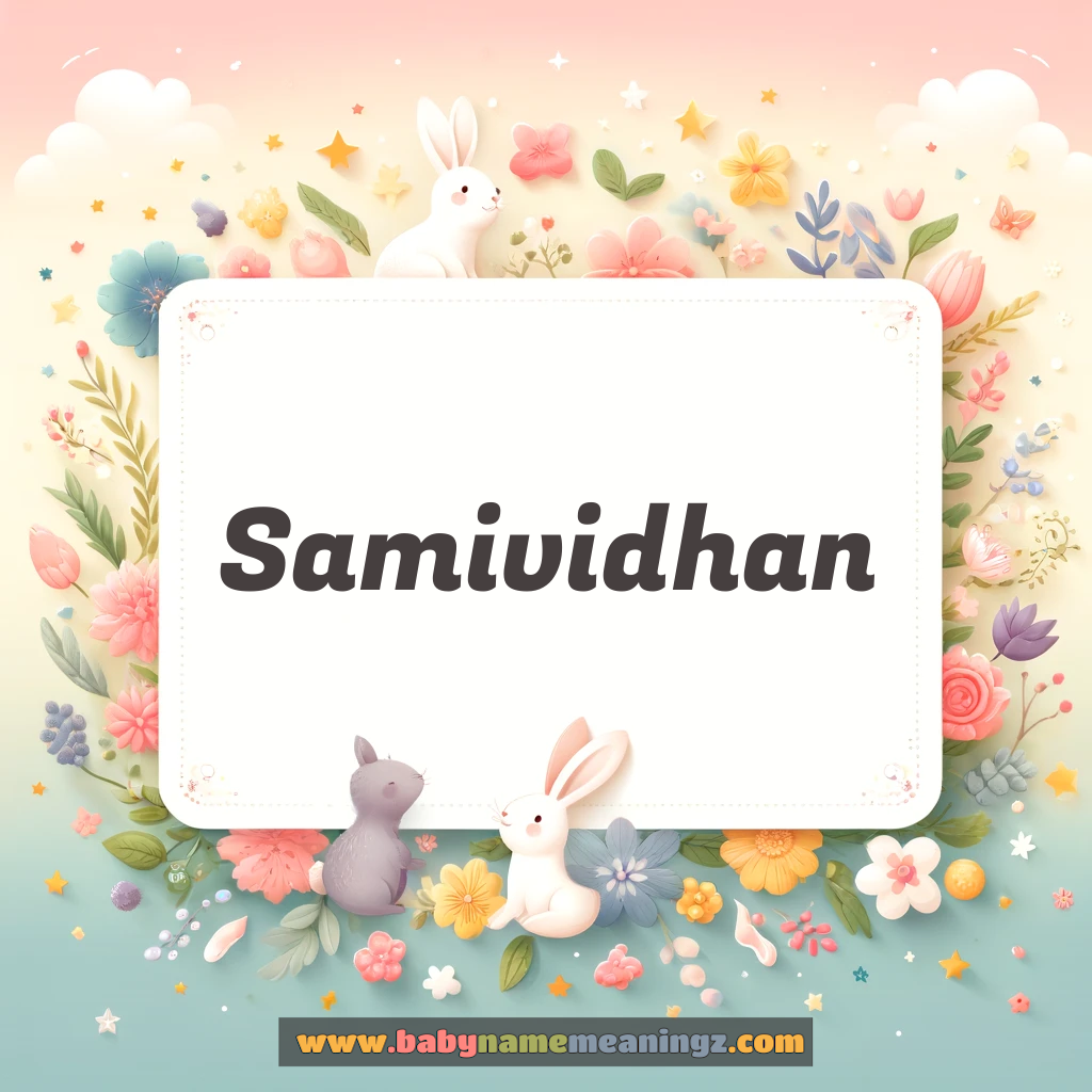 Samividhan Name Meaning  In Hindi (समीविधान Boy) Complete Guide