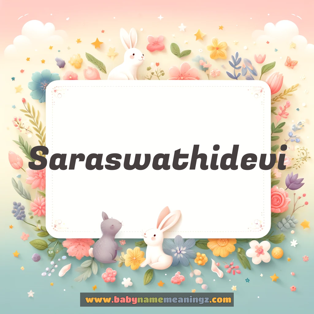 Saraswathidevi Name Meaning & Saraswathidevi (सरस्वती देवी) Origin, Lucky Number, Gender, Pronounce
