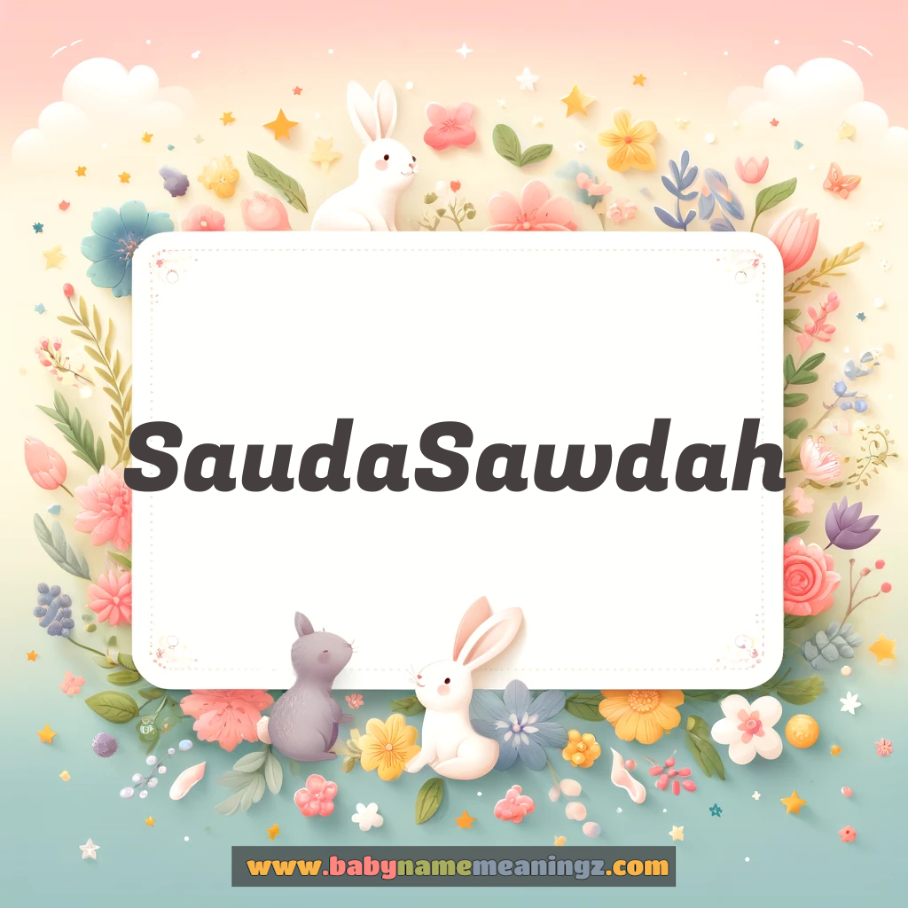 Sauda Sawdah Name Meaning  (  Girl) Complete Guide
