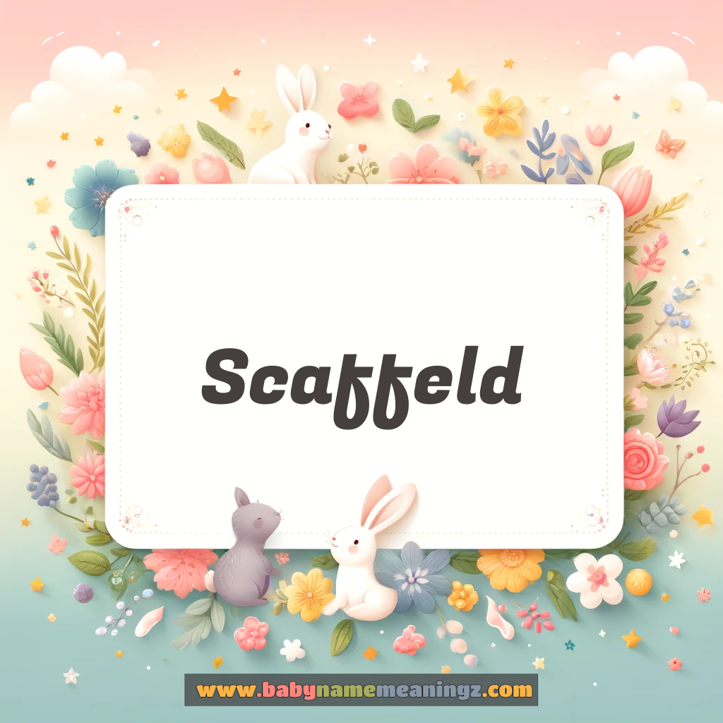 Scaffeld Name Meaning -  Origin and Popularity