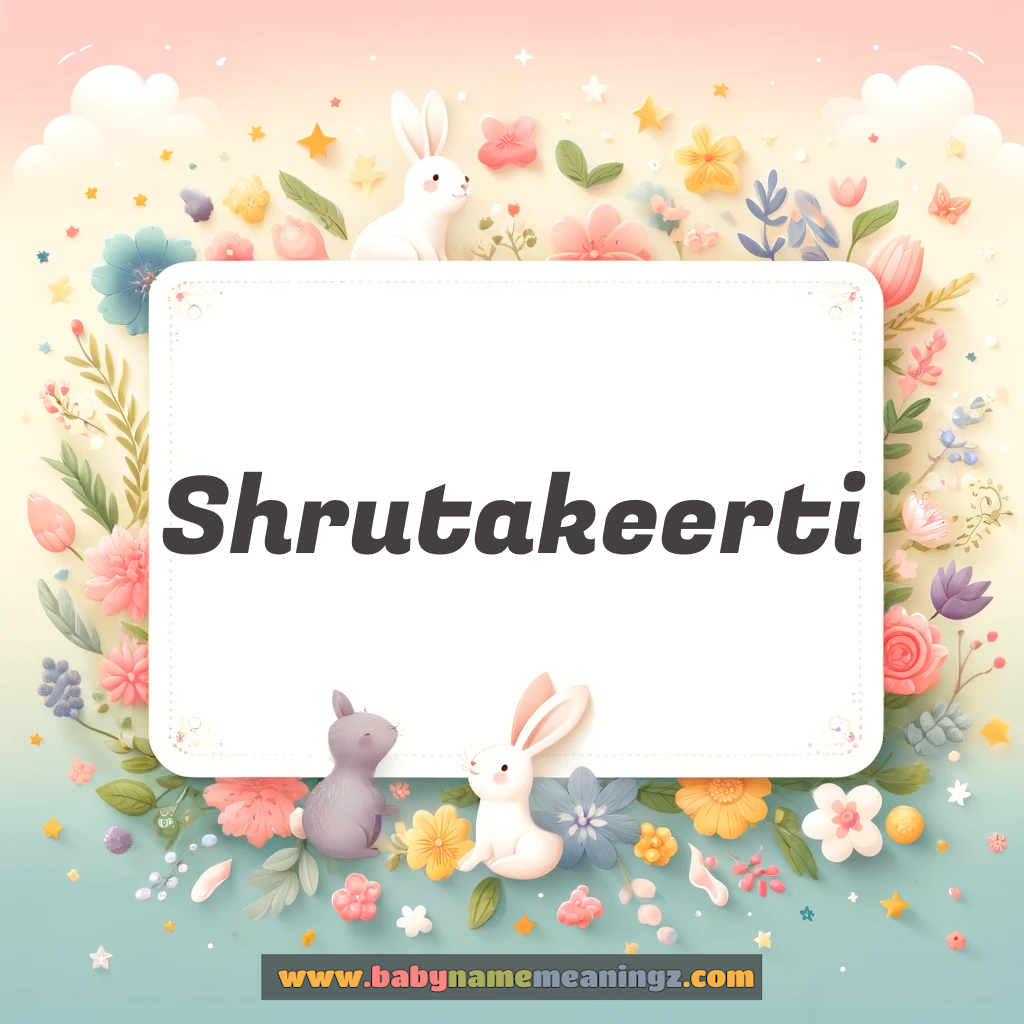 Shrutakeerti Name Meaning  In Hindi & English (श्रुतकीर्ति  Boy) Complete Guide