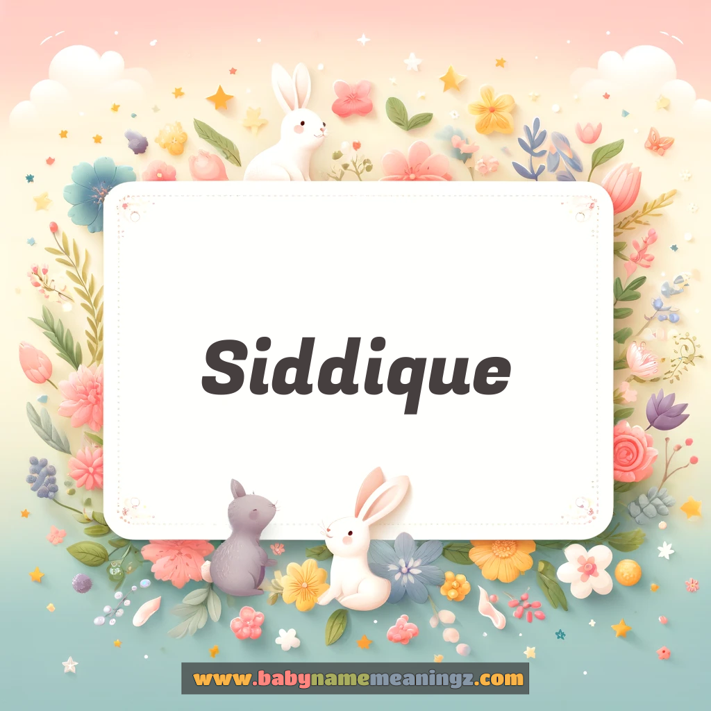 Siddique Name Meaning  In Urdu & English (صدیق  Boy) Complete Guide