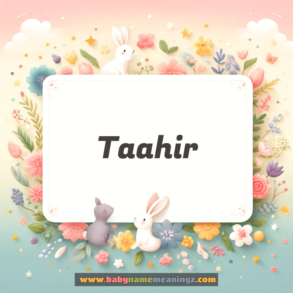 Taahir Name Meaning  In Urdu & English (طاہر  Boy) Complete Guide