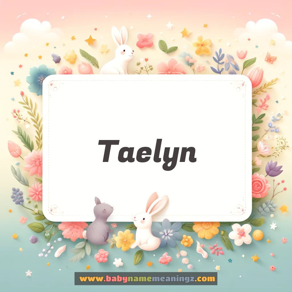 Taelyn Name Meaning & Taelyn Origin, Lucky Number, Gender, Pronounce
