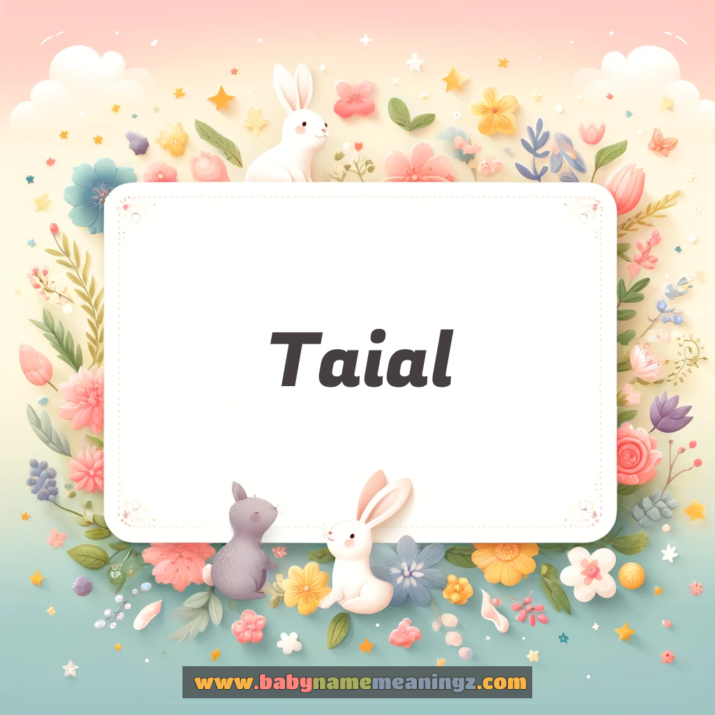 Taial Name Meaning  In Urdu & English (طائل  Boy) Complete Guide