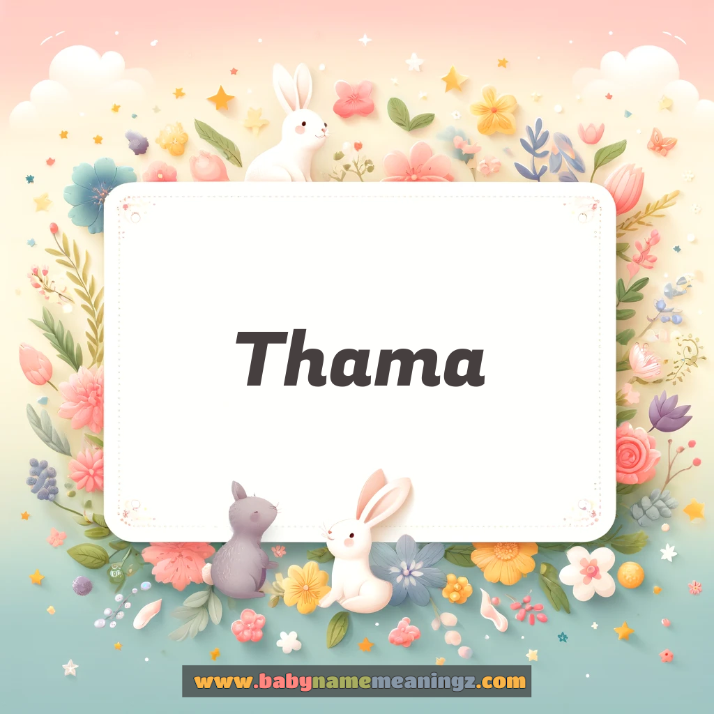 Thama Name Meaning  (  Girl) Complete Guide