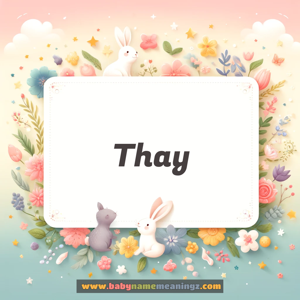 Thay Name Meaning  (  Girl) Complete Guide