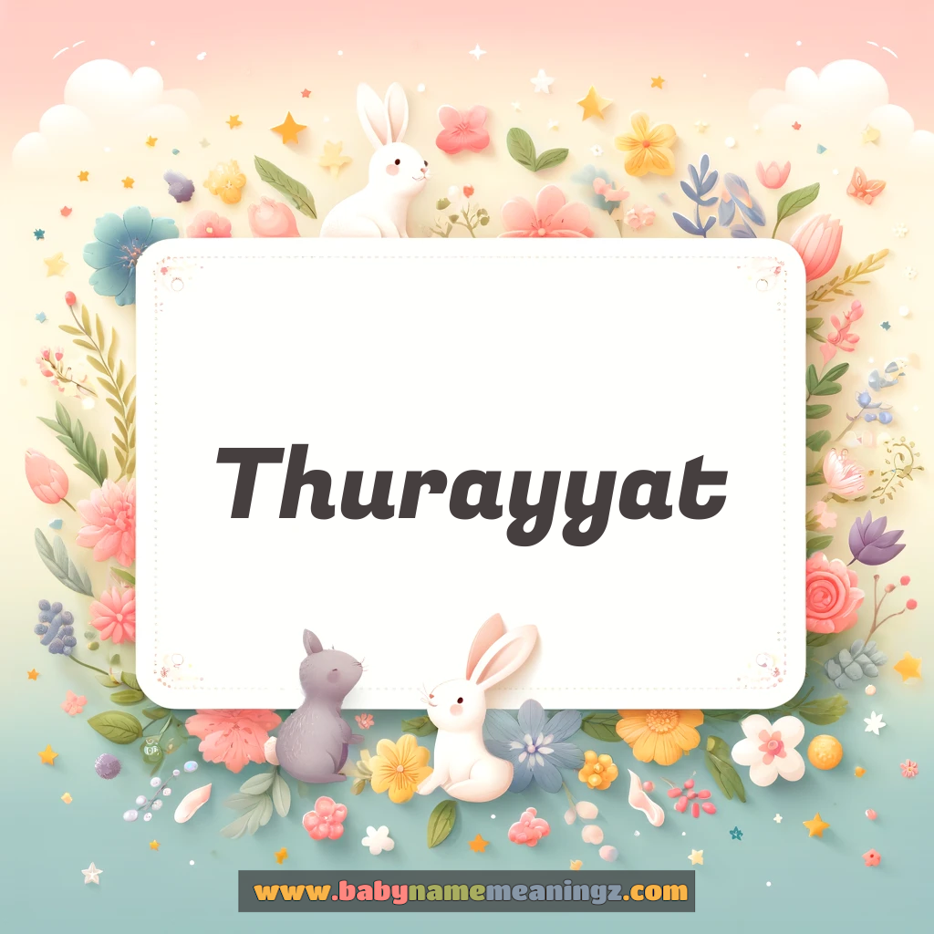 Thurayyat Name Meaning  (ثوریات  Girl) Complete Guide