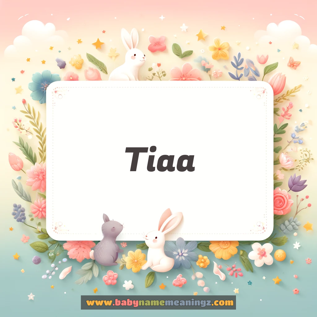 Tiaa Name Meaning  ( Girl) Complete Guide