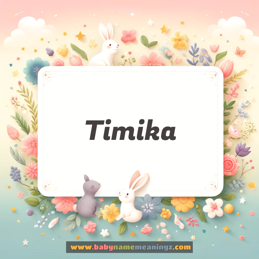 Timika Name Meaning -  Origin and Popularity