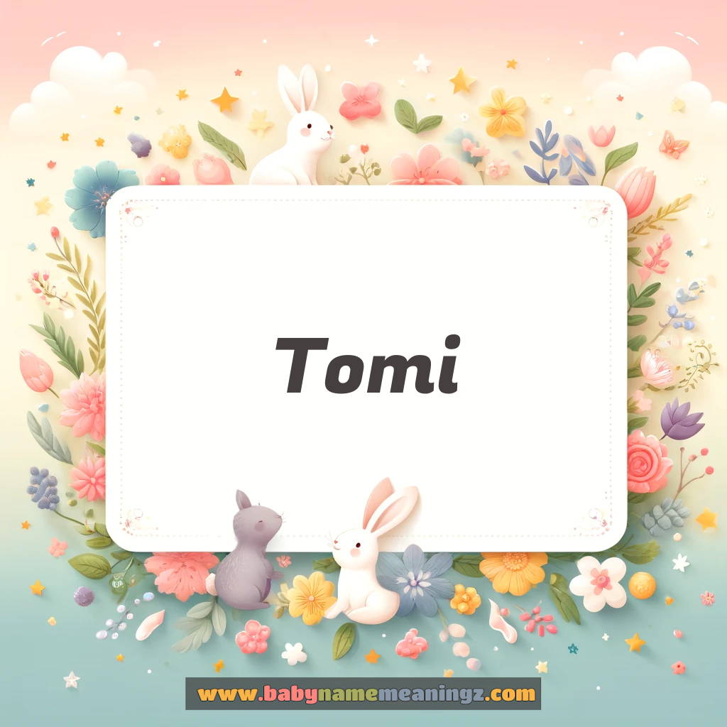 Tomi Name Meaning  ( Boy) Complete Guide